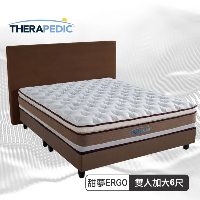 【Therapedic 沛迪醫生】甜夢三代德國獨立筒蠶絲直立正三線款床墊(雙人加大)