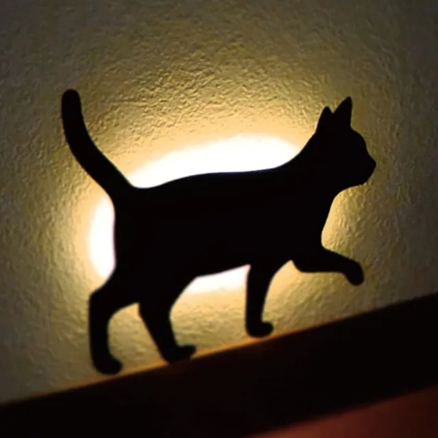 【台隆手創館】貓咪造型LED壁燈(試探/漫步/瞄)