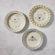 【有種創意食器】日本美濃燒 - 動物派對深盤 - 禮盒組 - 3件式(22.5cm)