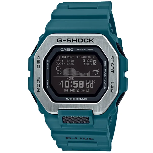 CASIO 卡西歐】G-SHOCK 藍芽連線衝浪運動錶(GBX-100-2) - momo購物網