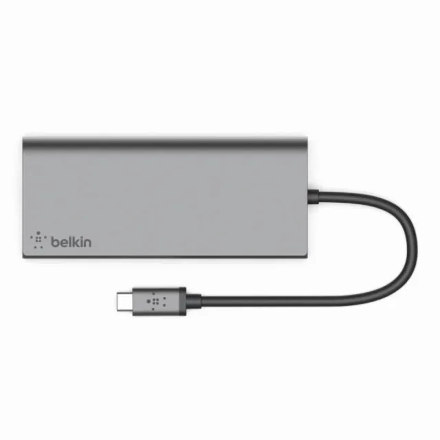 【BELKIN】F4U092btSGY 6合1 type-C☆ HUB集線器(多媒體集線器)