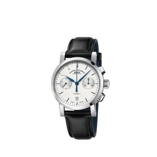 【GLASHUTTE】格拉蘇蒂-莫勒Teutonia IV 雙眼計時碼錶M1-44-35-LB機械男錶