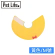 【Pet Life】鳥用伊麗莎白圈/鸚鵡玄鳳圍脖斗篷/防咬防啄保護圈 黃M
