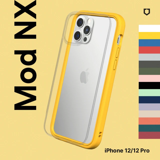 【RHINOSHIELD 犀牛盾】iPhone 12/12 Pro 6.1吋 Mod NX 邊框背蓋兩用手機保護殼(獨家耐衝擊材料)