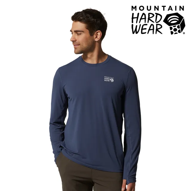 【Mountain Hardwear】Crater Lake☆ Long Sleeve T 防曬快乾長袖排汗衣 男款 鋅色 #1829331