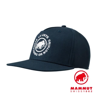 【Mammut 長毛象】La Liste Cap 聯名款有機棉棒球帽 海洋藍 #1191-01140