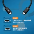 【TEKQ】Thunderbolt 3 Intel認證 USB-C 高速傳輸線(70cm)