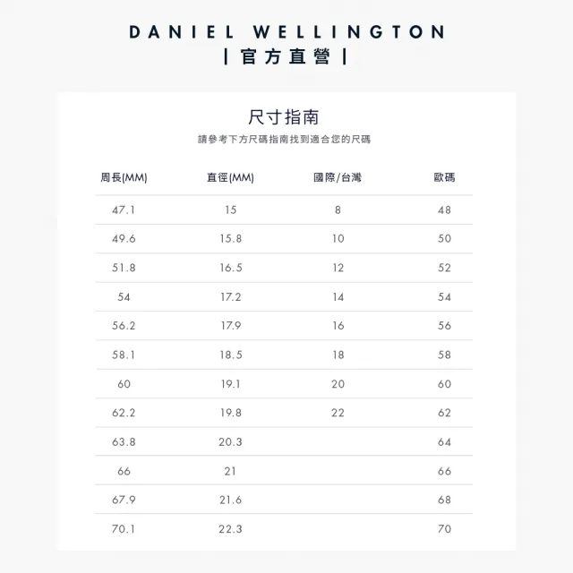 【Daniel Wellington】DW 戒指 Elevation 幾何美學戒指 兩色(兩色 DW00400196)