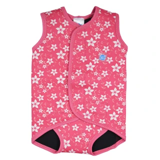 【Splash About 潑寶】嬰兒 保暖泳衣 連身- 陽光櫻花(嬰兒連身泳衣)