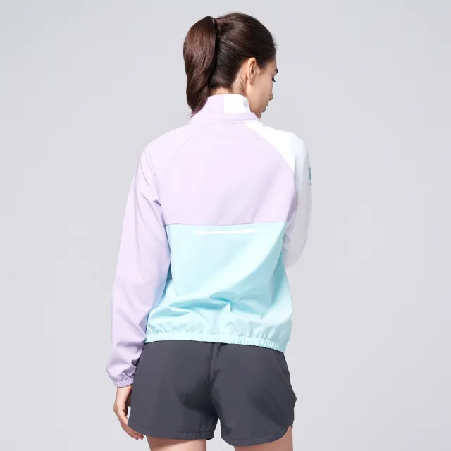 【BATIS 巴帝斯】抗 UV 防風撞色機能運動外套 - 女 - 兩色(風衣外套)