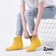 【2mm】日系繽紛時尚 內增高輕量短筒雨靴/雨鞋(多色任選)