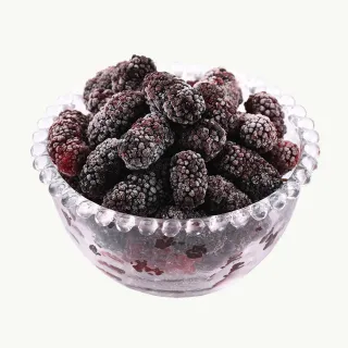 【享吃鮮果】嘉義義竹黑鑽鮮凍桑椹150gx8盒(天然花青素/黑寶石)