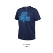 【FIRESTAR】男吸排印花圓領短袖T恤-上衣 慢跑 路跑 運動 丈青藍(D1739-93)