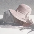 【MiiK】草帽｜帽子｜遮陽《歐式高雅花園編織帽》(硬版草帽/編織帽/夏日遮陽/雙色編織/盆型帽款)