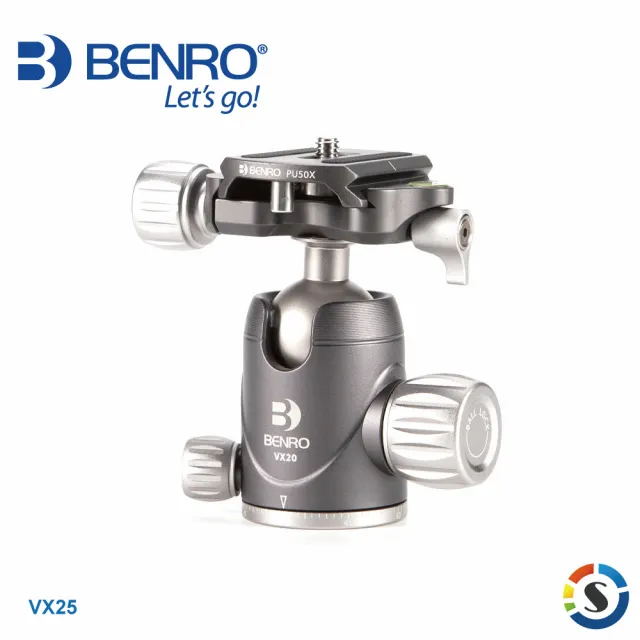 【BENRO 百諾】VX25 雙全景球型雲台(勝興公司貨)