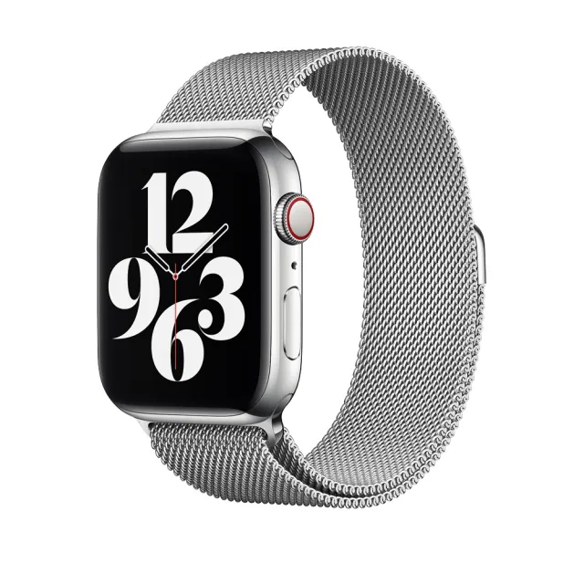 【WiWU】Apple Watch S7/S6/SE/5/4/3 米蘭不銹鋼系列錶帶 38/40/41MM通用(土豪金/銀色/黑色)