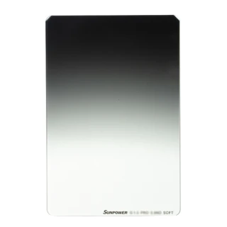 【SUNPOWER】M1 100x150 SOFT ND 1.5 軟式漸層 磁吸式方型濾鏡