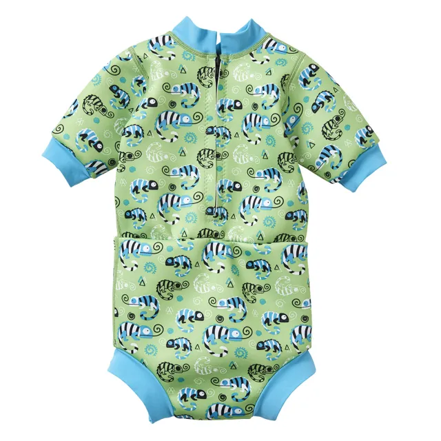 【Splash About 潑寶】嬰兒 尿布褲 連身 防曬 抗UV-國王變色龍(嬰兒泳褲)