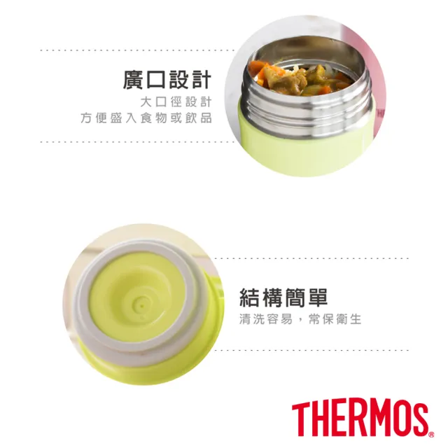 【THERMOS膳魔師】超值2入_秘境藍不鏽鋼真空燜燒提鍋1500ml+食物燜燒罐500ml(RPF-20-GBL+JBN-500-GBL)