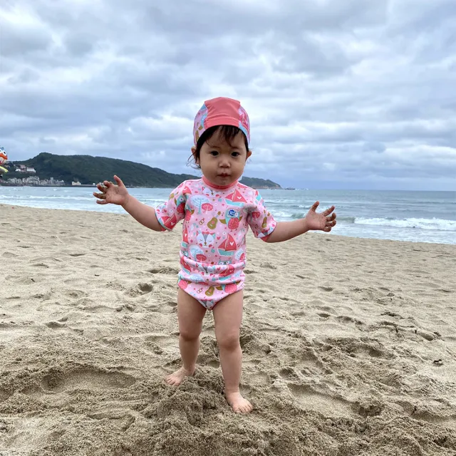 【Splash About 潑寶】嬰兒 尿布褲 連身 防曬 抗UV-快樂貓頭鷹(嬰兒泳褲)
