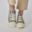 【moz】瑞典 男女款 駝鹿綁帶式帆布餅乾鞋(水泥灰)