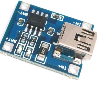 【Ainmax 艾買氏】TP4056 1A 18650 鋰電池 充電板 充電器模組 Mini USB介面(充電器模組 開發工具)