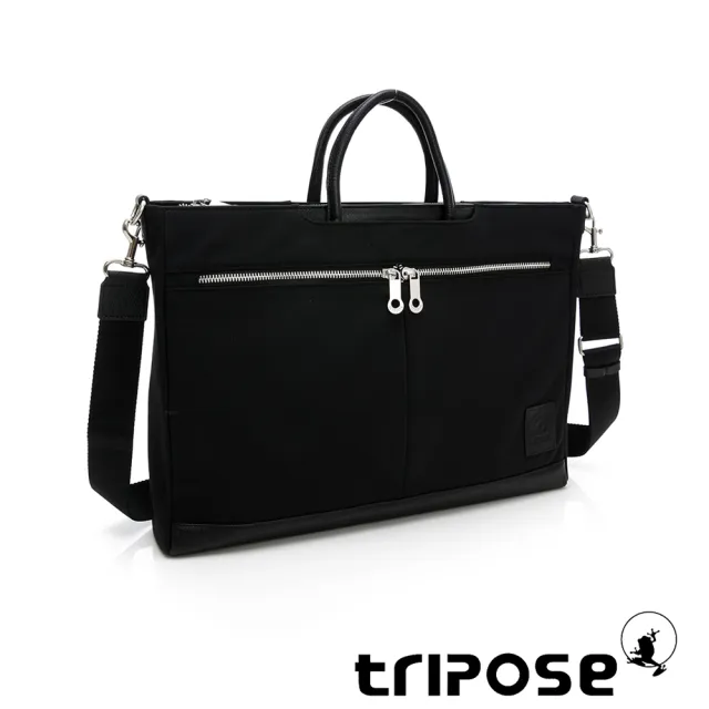 【tripose】FIMO商務筆電公事包-大(黑色)