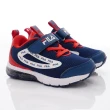 【童鞋520】FILA童鞋-半氣墊運動慢跑鞋款(2-J824V-123藍-16-22cm)