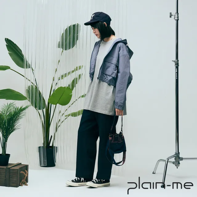 【plain-me官方直營】拼接迷你水桶包 COP3029(男款/女款 共兩色 側背包 斜背包)