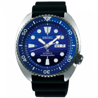 【SEIKO 精工】PROSPEXE 愛海洋潛水機械錶-45mm(4R36-05H0A/SRPC91J1)