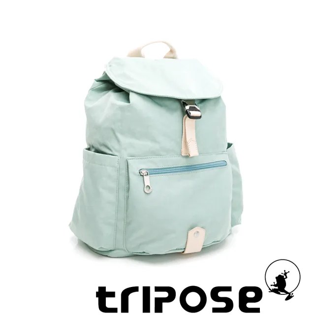 【tripose】MEMENTO微皺尼龍輕量後背包-大(薄荷綠)