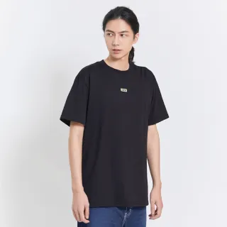 【EDWIN】男裝 EFS BOX LOGO反光短袖T恤(黑色)