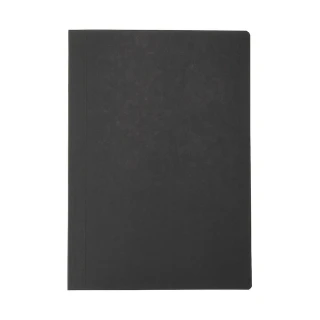 【MUJI 無印良品】上質紙易開筆記本/橫線/80張.A5.黑