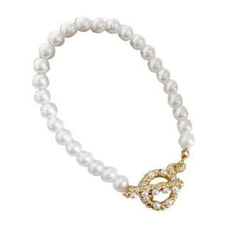 【MISS KOREA】韓國設計法式優雅復古巴洛克珍珠手鍊