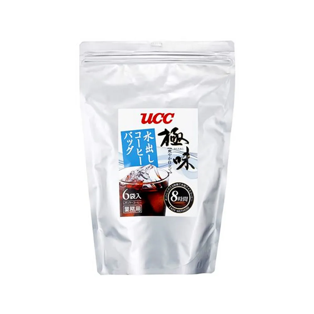 【UCC】即期品-日本極味甘甜香醇浸泡式冷泡冰咖啡80gx6入x2袋組(賞味期:2022/7/13)