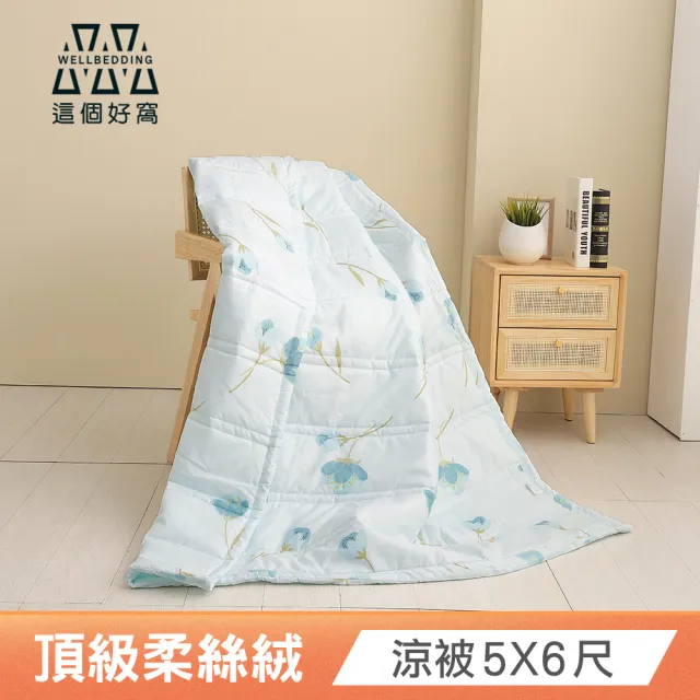【這個好窩】韓系柔絲絨舒柔水洗四季被(5X6尺多色任選)