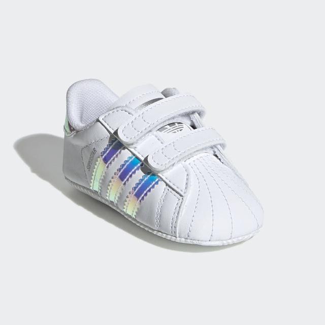 【adidas 愛迪達】SUPERSTAR 休閒鞋 休閒鞋 貝殼鞋 嬰幼童鞋 - Originals BD8000 