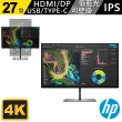 【HP 惠普】Z27K G3 4K USB-C 27型 IPS 電腦螢幕