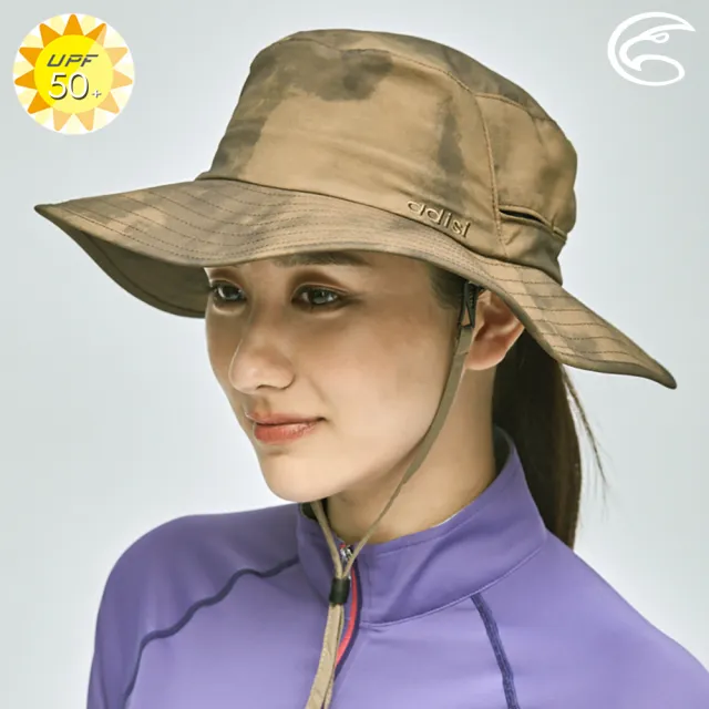 【ADISI】抗UV透氣快乾撥水印花大盤帽 AH21004(UPF50+ 防紫外線 防曬帽 遮陽帽)