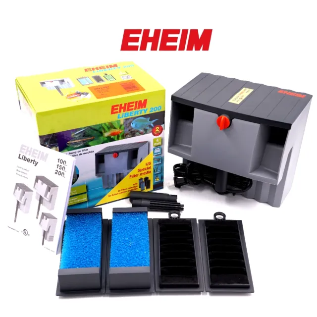 【EHEIM 伊罕】自由女神外掛過濾器2042型 LiBERTY 200(110V公司貨金標保固 升級美版雙碳棉板)