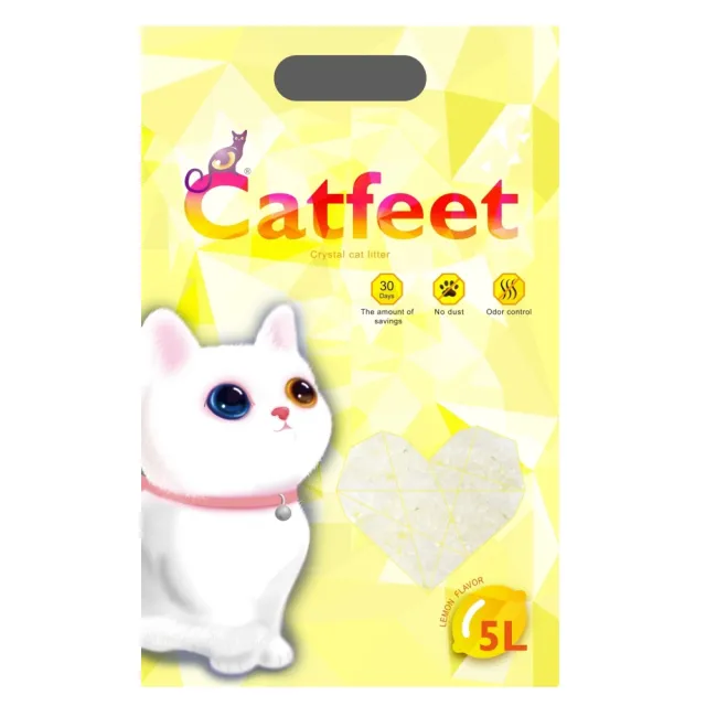 【CatFeet】消臭水晶貓砂 5L*6包組(水晶貓砂)