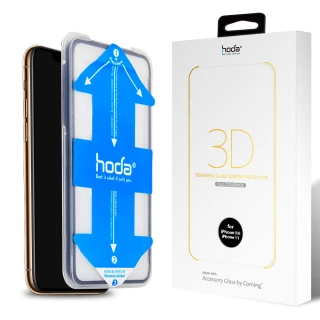 【hoda】iPhone XR/11 6.1吋 美國康寧授權 3D隱形滿版玻璃保護貼AGBC