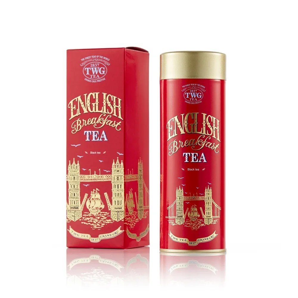 【TWG Tea】頂級訂製茗茶 英式早餐茶 100g/罐(English Breakfast Tea;黑茶)