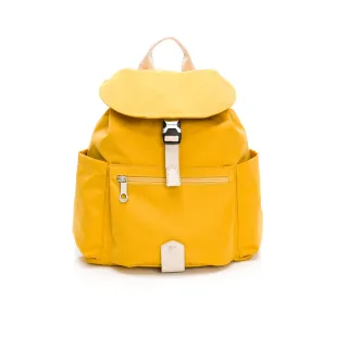 【tripose】MEMENTO微皺尼龍輕量後背包-小(活力黃)
