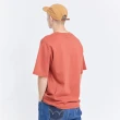 【EDWIN】男裝 PLUS+ 圓LOGO短袖T恤(淺灰桔)