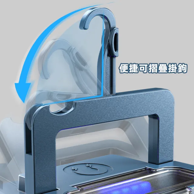 露營燈 照明燈 吊掛磁吸兩用式USB充電風扇燈 54顆LED強光版(GoTrip 微旅行)