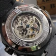 【MASERATI 瑪莎拉蒂】瑪莎拉蒂男女通用錶型號R8821108009(黑色錶面黑錶殼深黑色真皮皮革錶帶款)