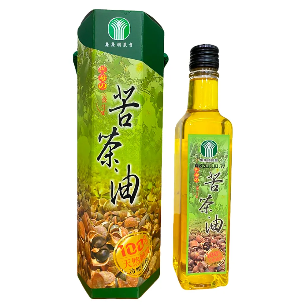 【集集鎮農會】100%冷壓初榨苦茶油-1瓶組(250ml-瓶)