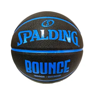 【SPALDING】斯伯丁 Bounce 籃球 PU 7號(黑/藍)