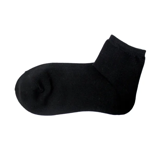 【蒂巴蕾】3雙組-無印風直角襪-M號 薄款短襪(中筒襪/素色/台灣製/全素面)
